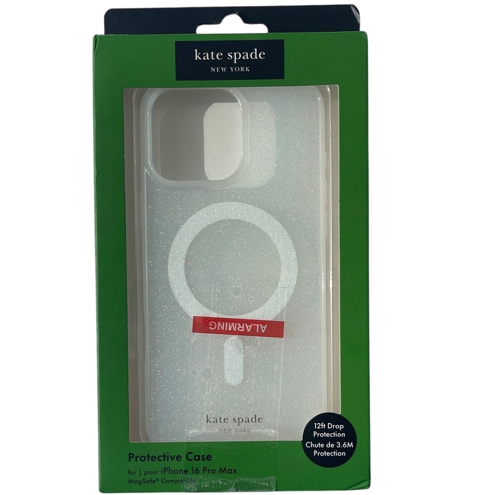 Kate Spade Sparkle‎ iPhone 16 Pro Max Case MagSafe NEW